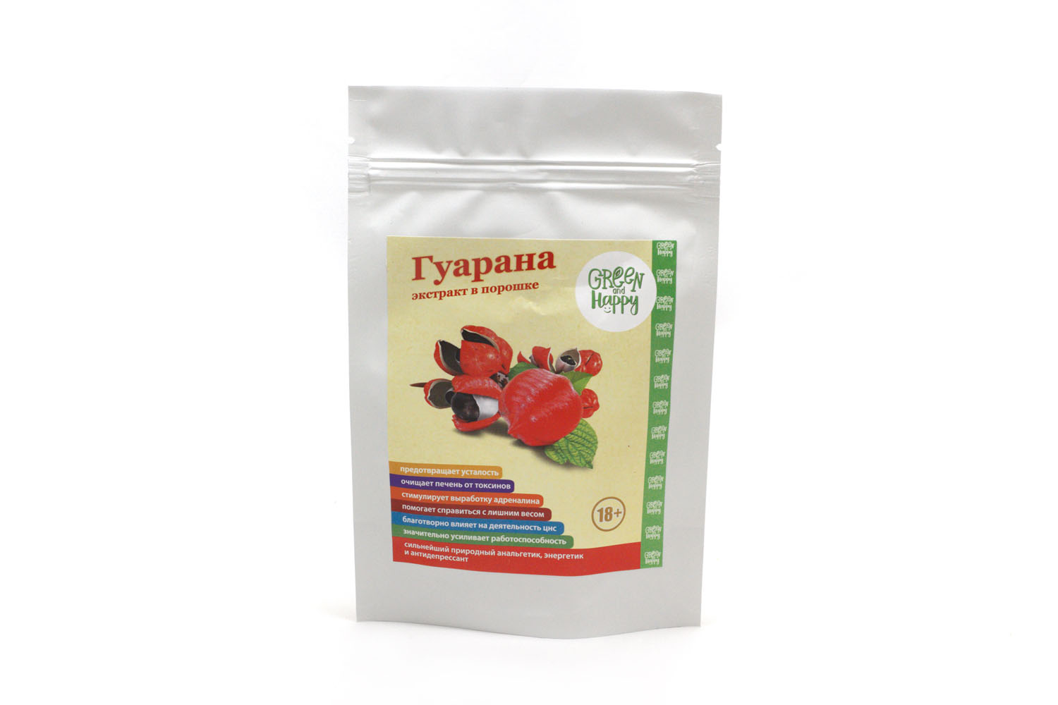 Концентрированный порошок Гуараны,100 гр.