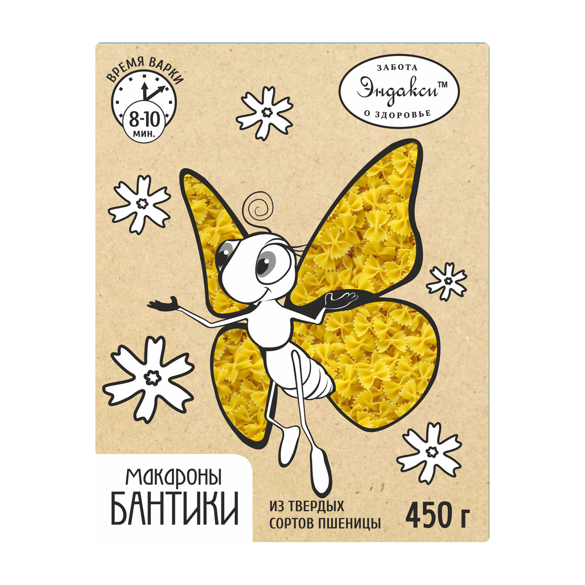 Макаронные изделия Бантики «Эндакси» 450г