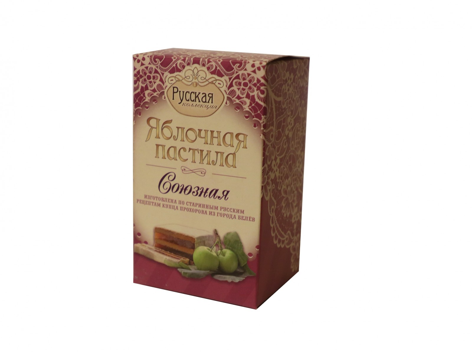 Яблочная пастила союзная 120 гр
