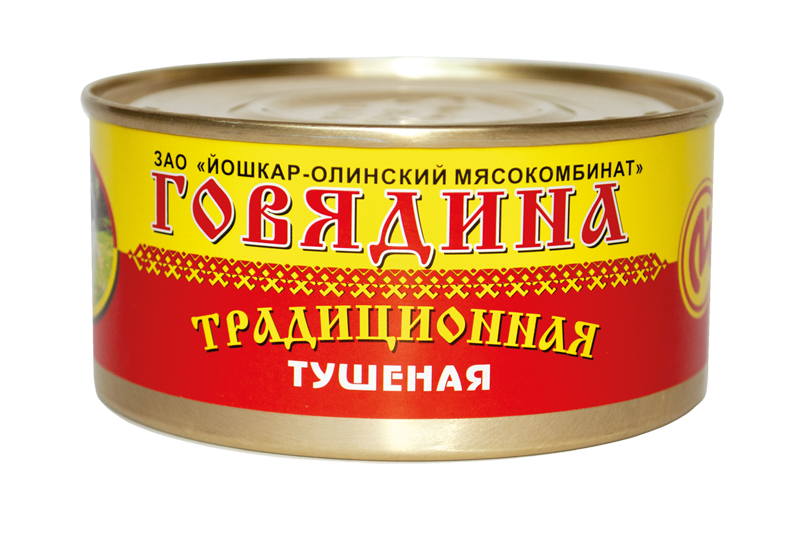 Говядина тушёная традиционная №8 325г 