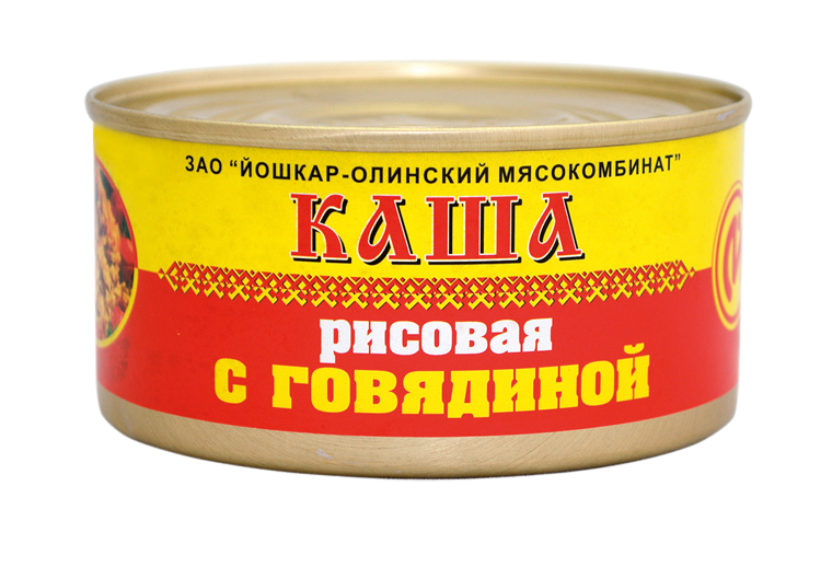Каша рисовая с говядиной № 8 325г 