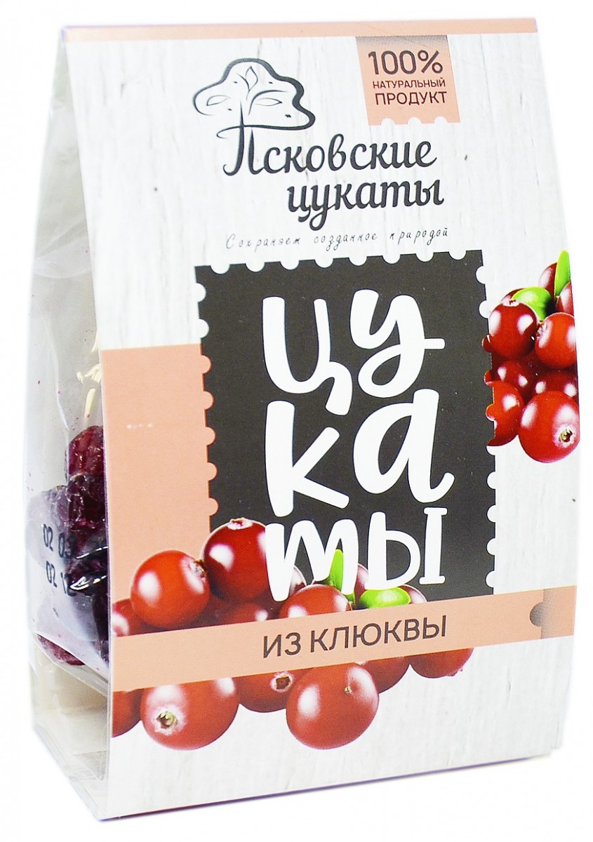 Цукаты из клюквы 80 г