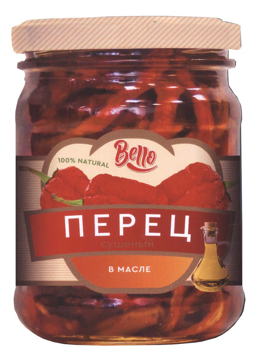 Перец сушеный в масле 240 г. BELLO