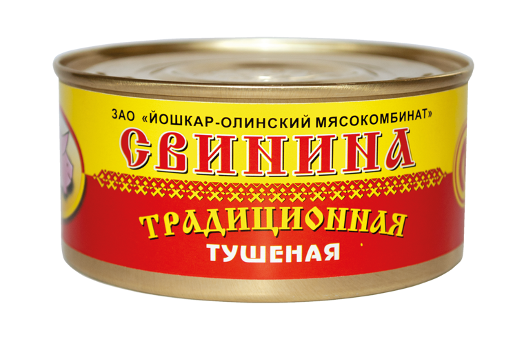 Свинина тушёная традиционная №8 325г 