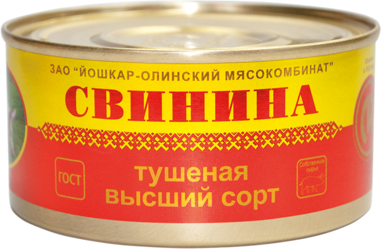 Свинина тушеная в/с 325г Й-О МК