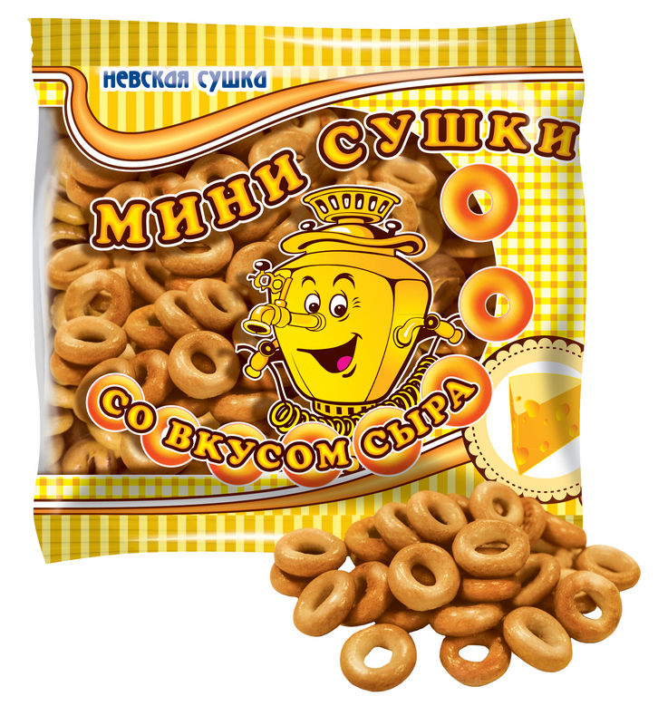 Сушка-мини с сыром 200 гр.